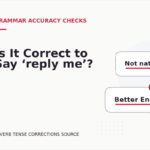 Is It Correct to Say ‘reply me’?