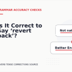 Is It Correct to Say ‘revert back’?