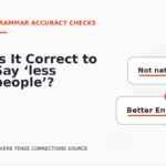 Is It Correct to Say ‘less people’?